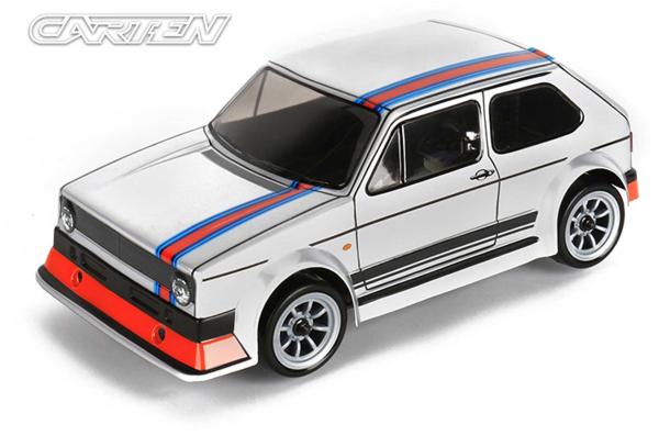 1/10 CARTEN KAROSSERIE GOLF 1 MK1 M-CHASSIS UNLACKIERT