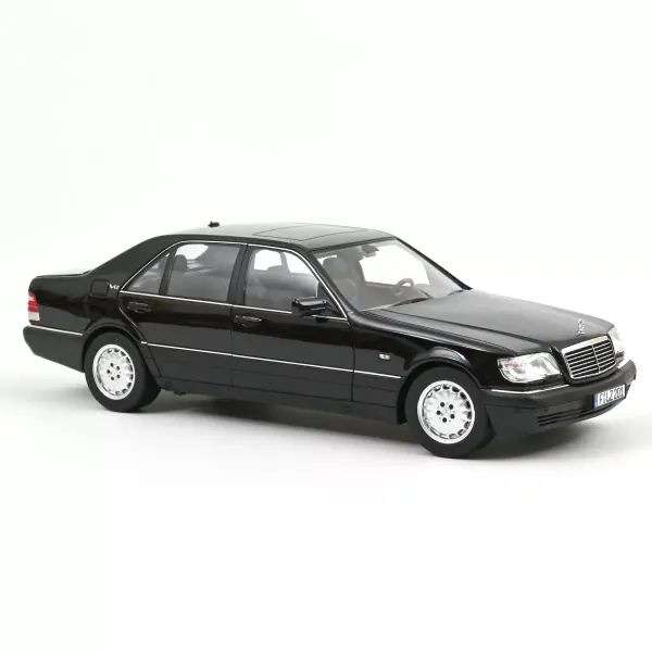 1:18 Mercedes-Benz S600 1997 Obsidianschwarz metallic