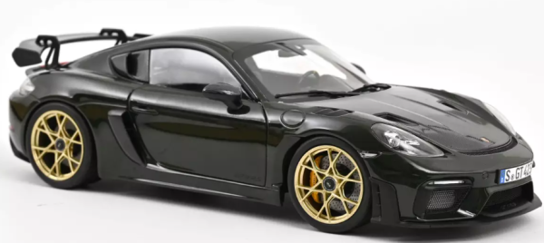 1:18 Porsche Cayman GT4 RS mit Weissachpaket 2023 Brewstergreen