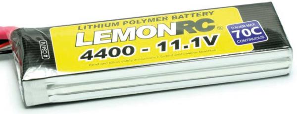 Pichler LiPo Akku LEMONRC 4400 11,1V / 3S (70C)