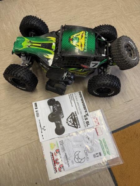 1:7 Rock Racer "MAMBA 7" Grün 6S BL RTR