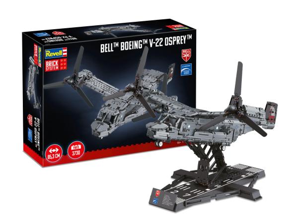 Bell Boeing V-22 Osprey - Brick System Revell Klemmbaustein Set