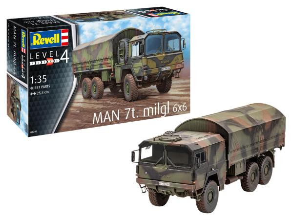 1:35 MAN 7t milgl 6x6 Revell Modellbausatz