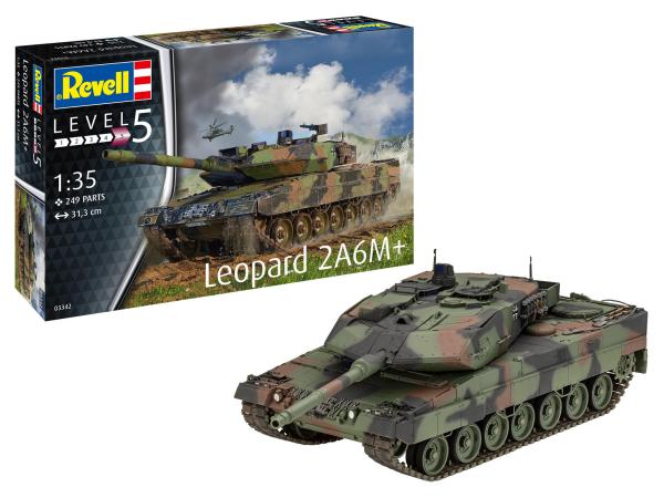 1:35 Leopard 2 A6M+ Revell Modellbausatz
