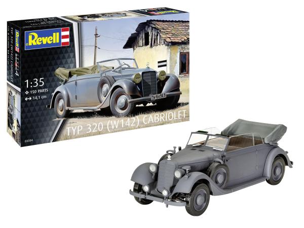 1:35 Typ 320 (W142) Cabriolet Revell Modellbausatz