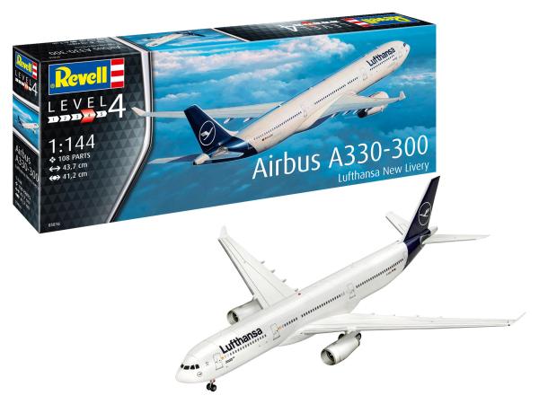 1:144 Airbus A330-300 - Lufthansa "New Livery" Revell Modellbausatz