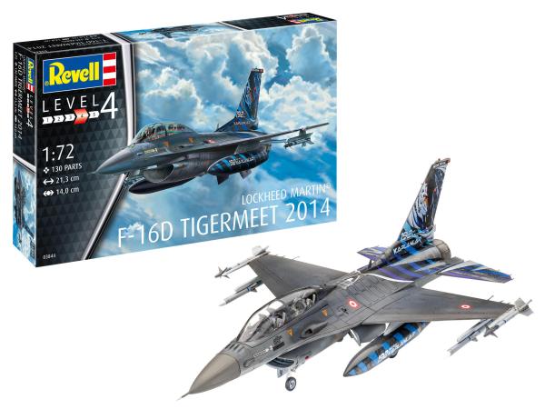 1:72 Lockheed Martin F-16D Tigermeet 2014 Revell Modellbausatz