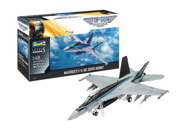 1:48 Maverick's F/A-18E Super Hornet "Top Gun" Revell Modellbausatz