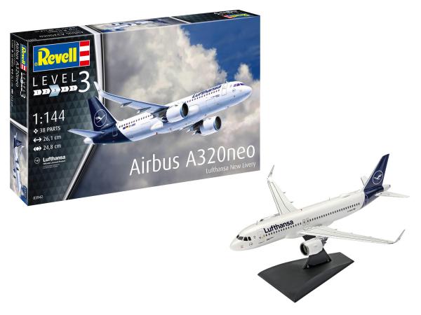 1:144 Airbus A320neo "Lufthansa" New Livery Revell Modellbausatz