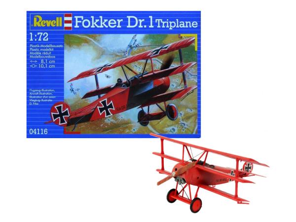 1:72 Fokker DR.1 Triplane Revell Modellbausatz