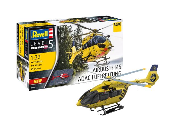 1:32 Airbus H145 "ADAC Luftrettung" Revell Modellbausatz