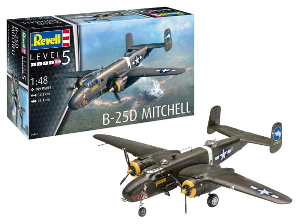 1:48 B-25D Mitchell Revell Modellbausatz