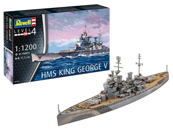 1:1200 HMS King George V