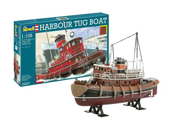 1:108 Harbour Tug Boat Revell Modellbausatz