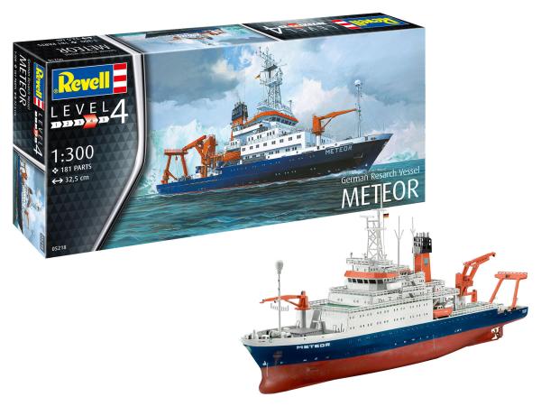 1:300 German Research Vessel Meteor Revell Modellbausatz