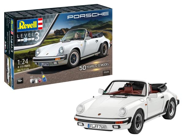 Geschenkset 50 Years of Porsche 911 G-Model Revell Modellbausatz mit Basiszubehör