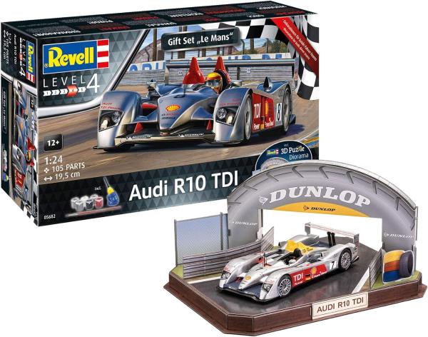 1:24 Audi R10 TDI LeMans + 3D Puzzle