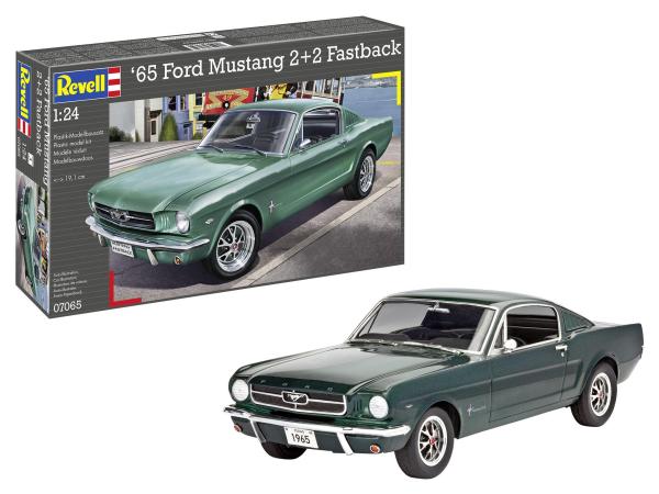1:24 1965 Ford Mustang 2+2 Fastback Revell Modellbausatz