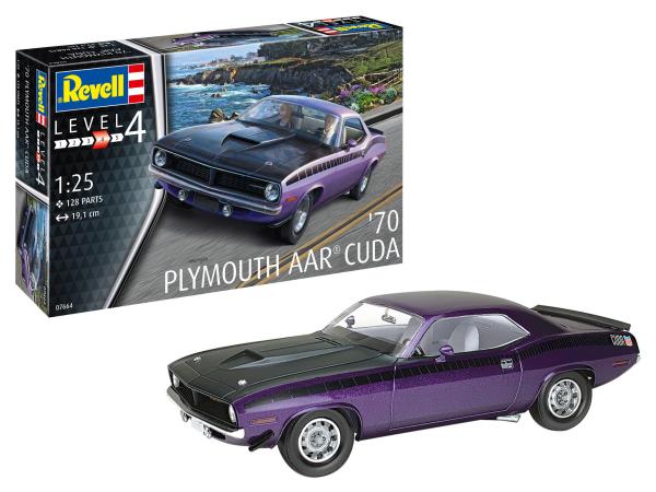 1:25 1970 Plymouth AAR Cuda Revell Modellbausatz