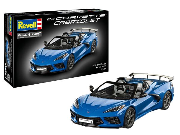 1:25 CORVETTE C8 Cabriolet Revell Modellbausatz