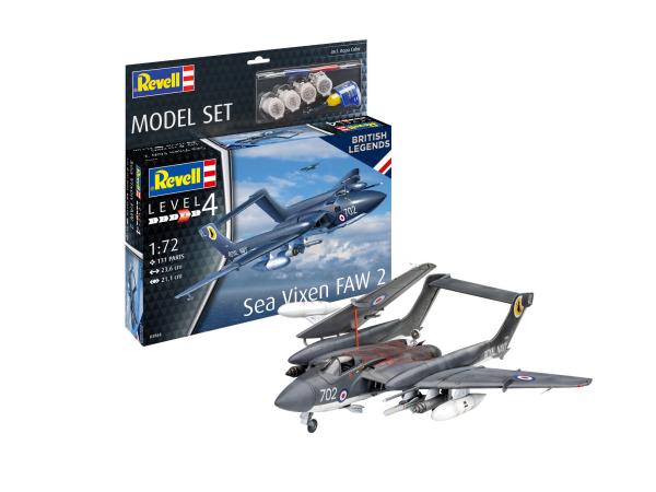 1:72 Model Set Sea Vixen FAW 2 Revell Modellbausatz mit Basiszubehör
