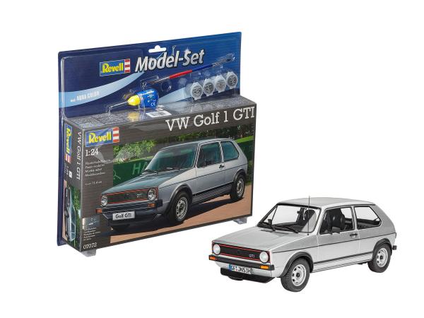 1:24 Model Set VW Golf 1 GTI Revell Modellbausatz mit Basiszubehör