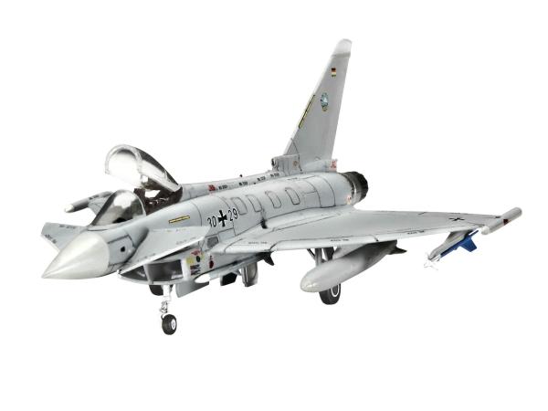 1:72 Starter Kit Eurofighter Typhoon (single seater) Revell Modellbausatz mit Basiszubehör