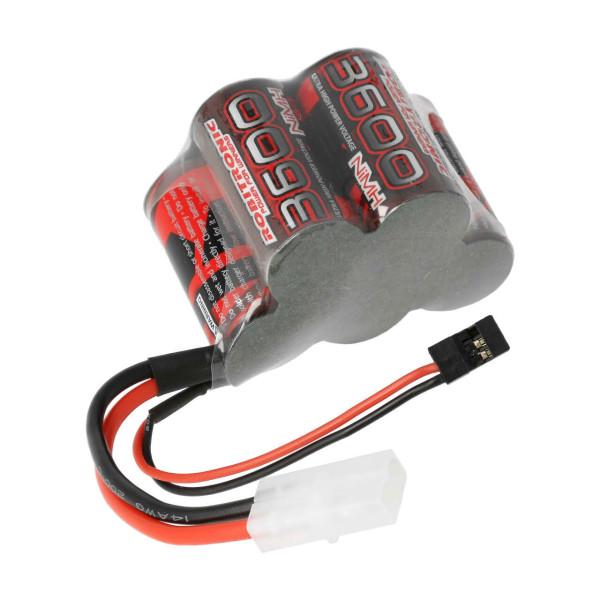 Robitronic NiMH Akku 3600mAh 3+2 Sub-C Empfängerpack 1:5