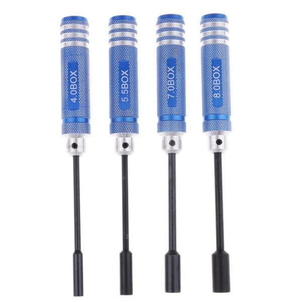 Innensechskant Schlüssel Set 4/5,5/7/8 mm