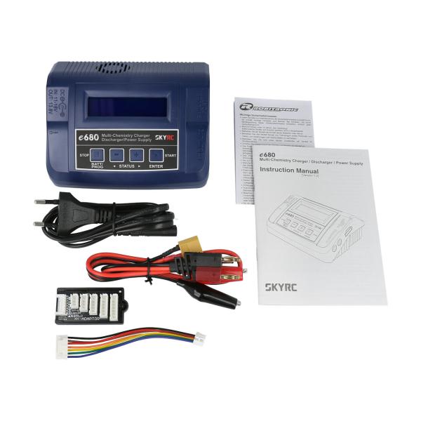 SkyRC e680 AC/DC Ladegerät LiPo 1-6s 10A 80W