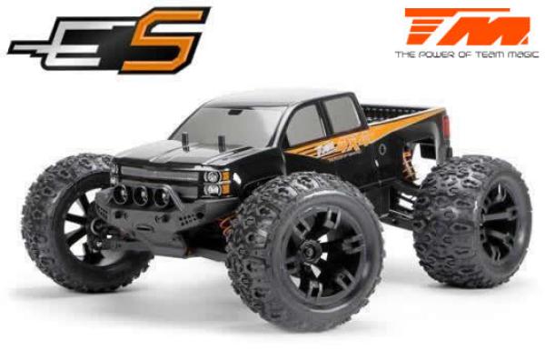 1:10 Monster Truck Elektrisch - 4WD - RTR - Brushless - Team Magic E5 - Schwarze Karosserie