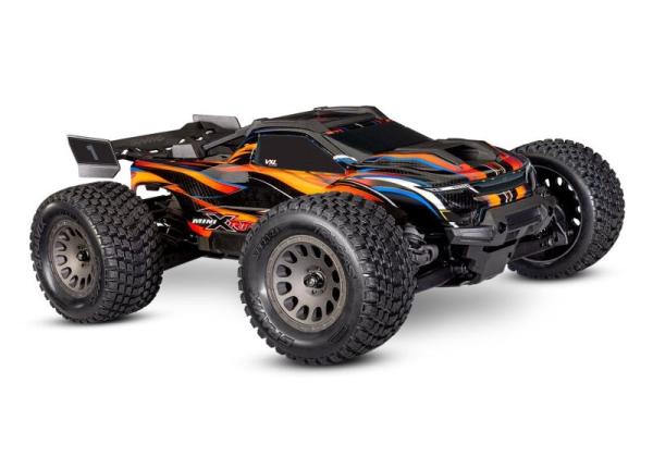TRAXXAS MINI-XRT 3S-Power 4x4 orange 1/16 Monster-Truck RTR Brushless, HD-Teile, mit 2S Lipo/Lader
