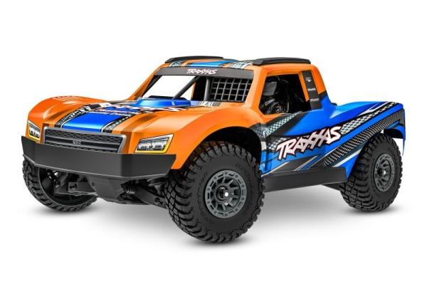 TRAXXAS MINI-Slash BL-2S 4x4 orange 1/16 Short Course RTR Brushless, HD-Teile, mit 2S Lipo/Lader
