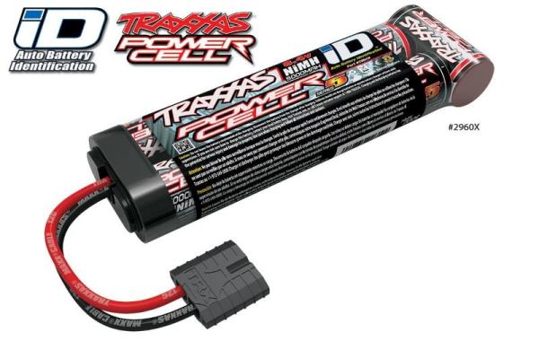 Power Cell Serie 5 NiMH 7-Zellen Stick 5000mAh 8,4V TRAXXAS mit iD-Stecker (L160xH26xB48mm)