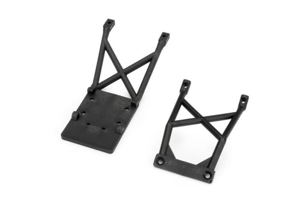 Skid-Platten v/h schwarz TRAXXAS Stampede, Bigfoot