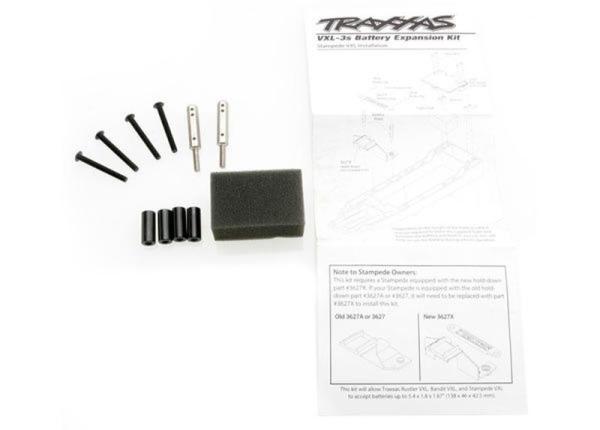 Akku Erweiterungs-Kit für höhere LiPo-Akkus TRAXXAS 2WD&VXL Rustler, Stampede, Bigfoot