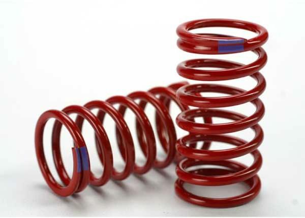 GTR Dämpfer-Feder rot (6.4 rate violett) (2) TRAXXAS E-Revo 2.0, Revo 3.3, Summit