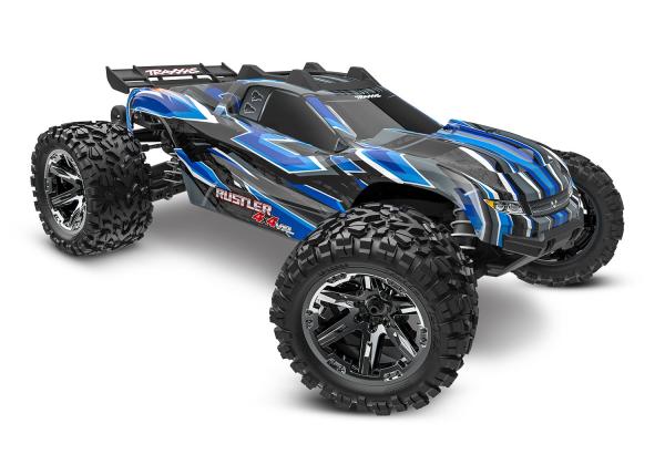 1:10 Traxxas 67376-4BL Rustler VXL Stadium Truck 4WD RTR Brushless Blau