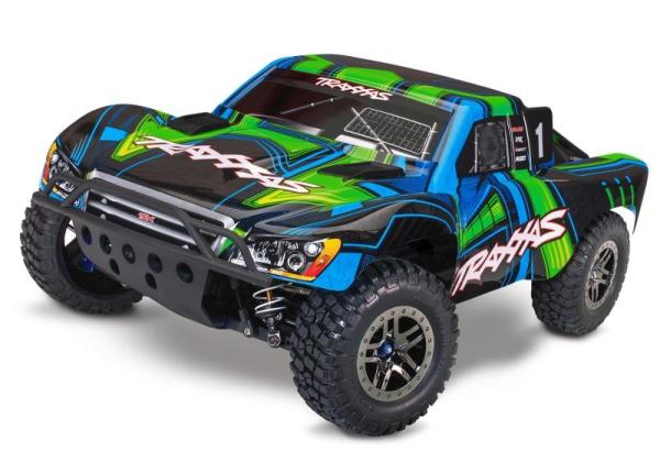 TRAXXAS Slash 4x4 Clipless VXL Ultimate grün 1/10 SC RTR Brushless, ohne Akku und Ladegerät