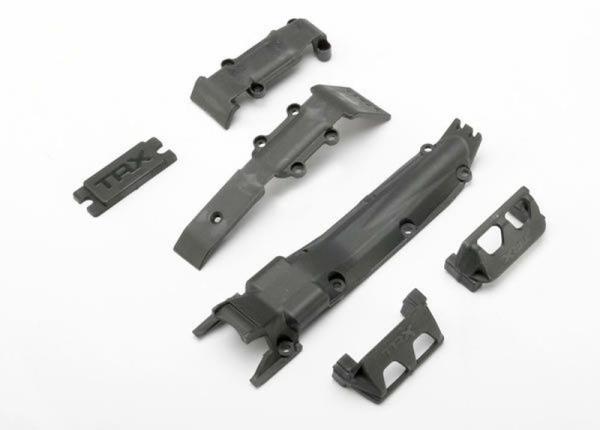 Schutzplatten-Set für Chassis, Getriebe und Servo v/h TRAXXAS 1/16 Slash, E-Revo, Summit