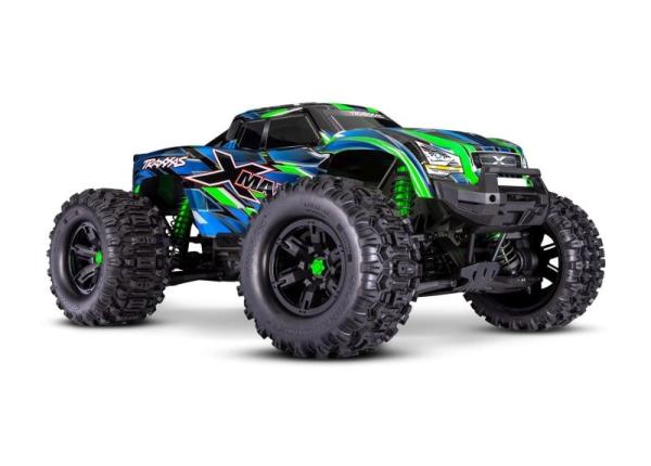 TRAXXAS X-Maxx 4x4 8S VXL grün 1/7 Monster-Truck RTR  Brushless, inkl. Metallgetriebe-Servo, ohne Akku/Ladegerät
