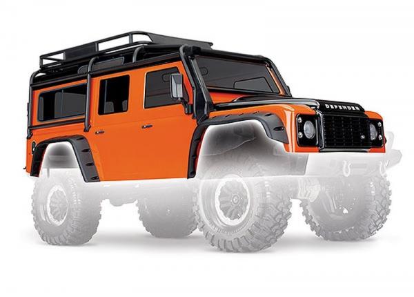 KARO, LAND ROVER DEFENDER, ADVENTURE-EDITION ORANGE/SCHWARZ **TRAXXAS TRX-4 KOMPLETT - LIMITED EDITION