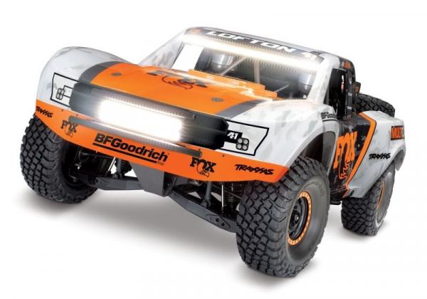 TRAXXAS UNLIMITED DESERT RACER 4X4 VXL FOX-EDITION RTR + LED 1/7 4WD PRO-SCALE RACE-TRUCK BRUSHLESS OAKKU/LADER