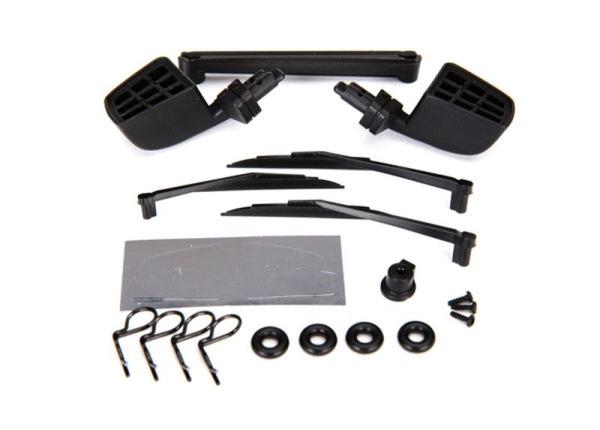 Rückspiegel und Scheibenwischer schwarz TRAXXAS TRX-4 G500, TRX-6 G63