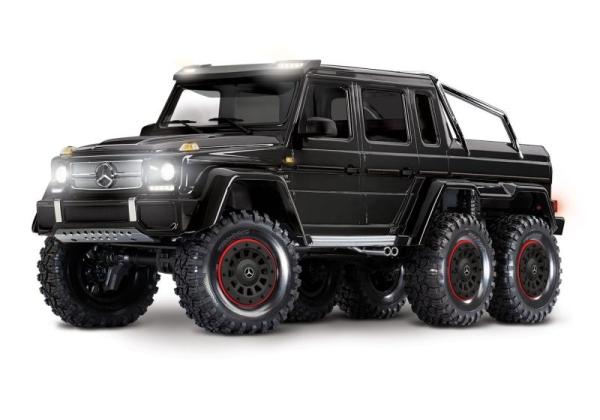 TRAXXAS TRX-6 MB G63 AMG 6x6 schwarz 1/10 Crawler RTR Brushed, Clipless, ohne Akku und Ladegerät