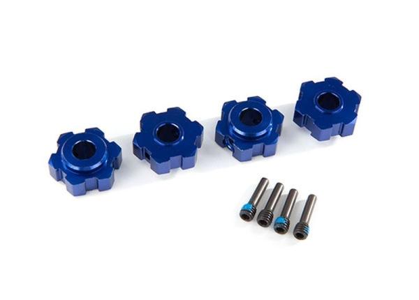 Radmitnehmer Aluminium blau (4) TRAXXAS #P Maxx