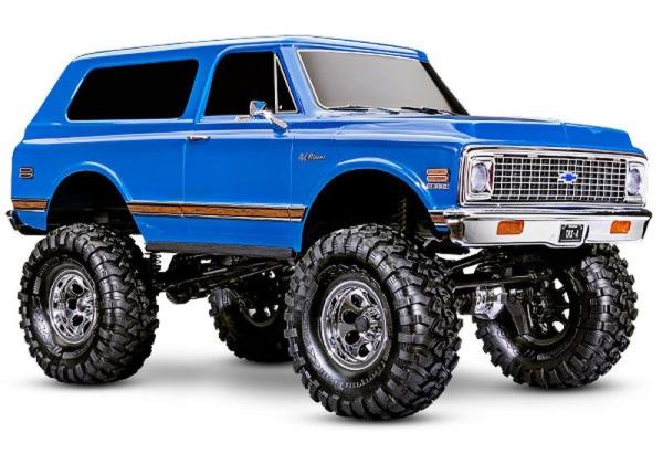 TRAXXAS TRX-4 1972 Blazer HT 1/10 Crawler RTR blau Brushed, ohne Akku und Ladegerät
