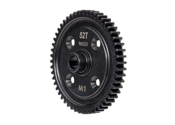 Hauptzahnrad Stahl maschinell 52Z (Modul 1.0) TRAXXAS Sledge