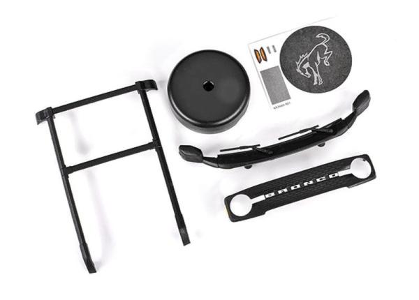 Dachträger, Reifen-Cover, Verkleidung, Grill für TRX9711 TRAXXAS TRX-4M Bronco