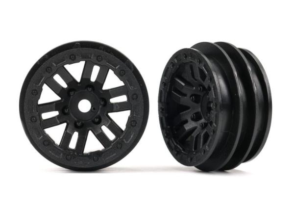 Felgen 1.0 schwarz (2) TRAXXAS TRX-4M